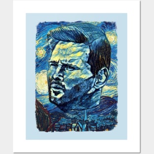 Lionel Messi Van Gogh Style Posters and Art